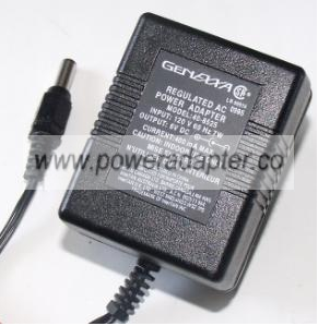 GENEXXA 40-8525 AC ADAPTER 6V DC 400mA USED 2.1 x 5.4 x 14.2mm
